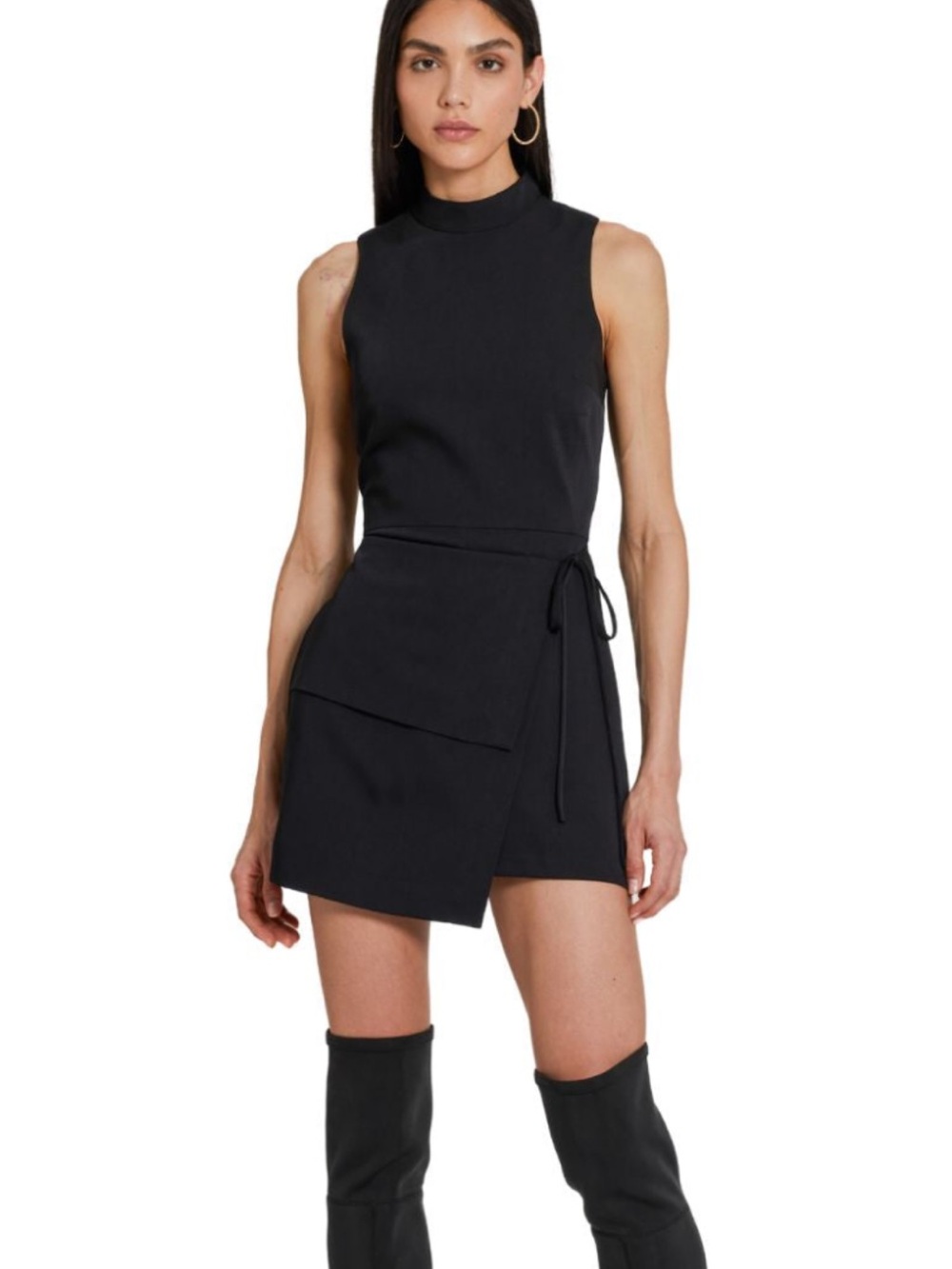 Amanda Uprichard Reed Black Romper Small